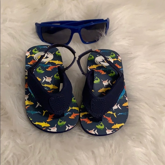 unbranded Other - NTO blue boy toddler flip flop